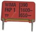 Wima Fkp1 Pulse Capacitor - 390pf-1600v Fkp1-impulskondensator Rm=15mm -